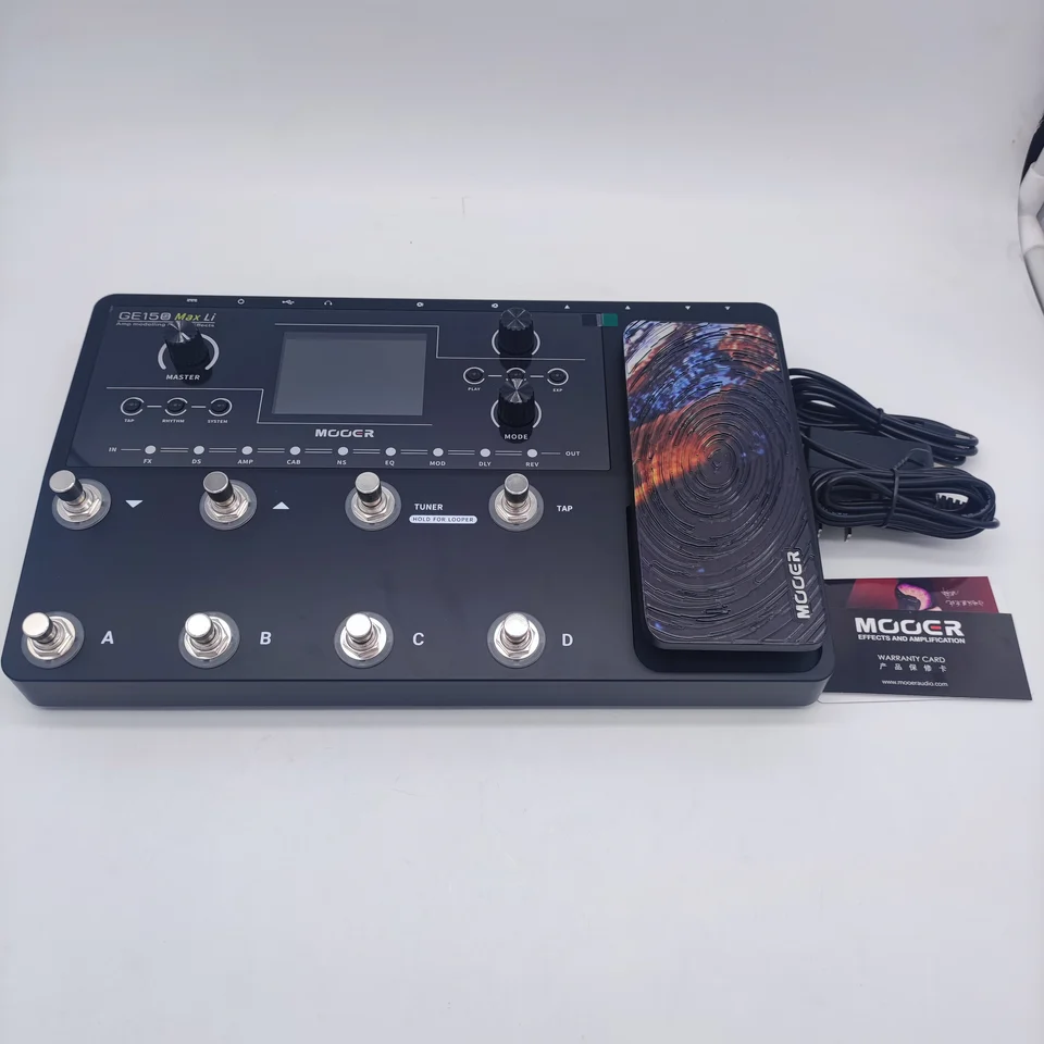 MOOER GE150 MAX Li アンプモデリング＆マルチエフェクター、3.5インチ