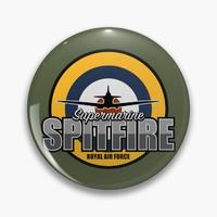 RAF Spitfire Pin Buttons Brooches  Jewelry Accessory Customize Brooch Fashion Lapel Badges