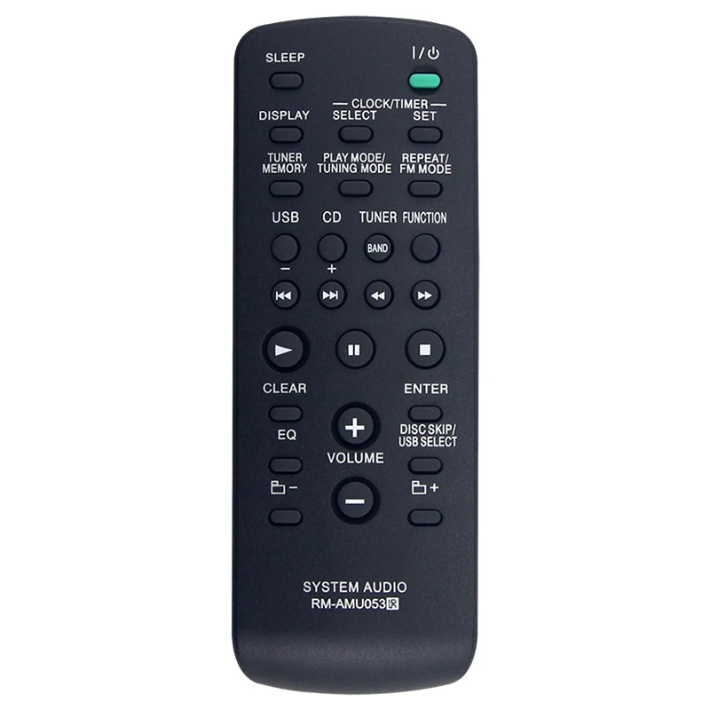 Compatible con Sony Audio HCD-GTR33 HCD-GTR8 HCD-GTR88 HCD-GTR8B HCD-GTZ3 MHC-GTZ4 Control remoto RM-AMU053 repuestos