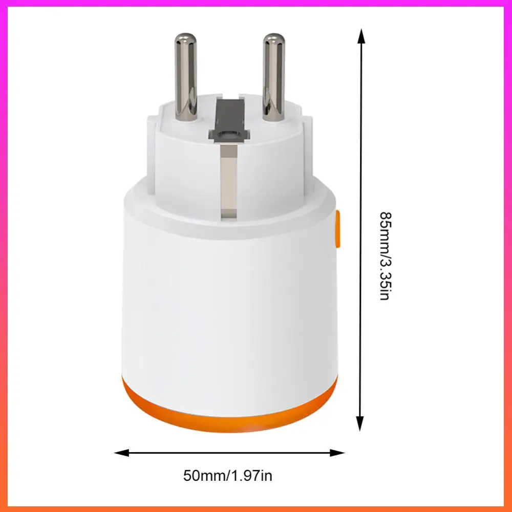

Tuya EU Smart Socket 16A Zigbee 3.0 Smart Plug Socket Outlet with Power Monitoring App Control Work with Alexa Google Assistant
