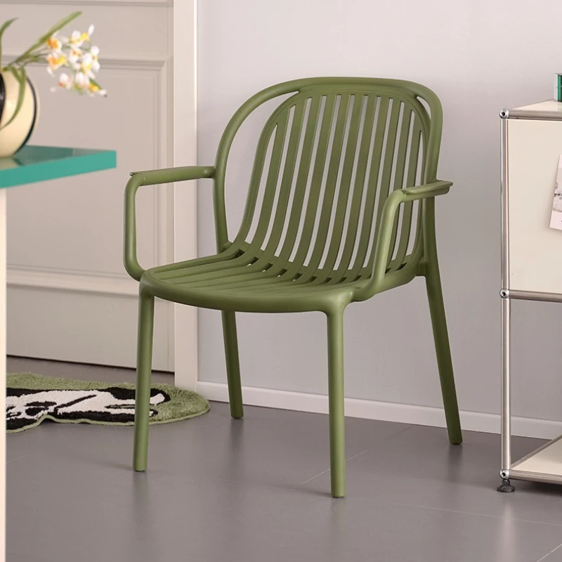 Garden table and chair three-piece set, household open-air balcony, outdoor leisure beach chair can be stacked