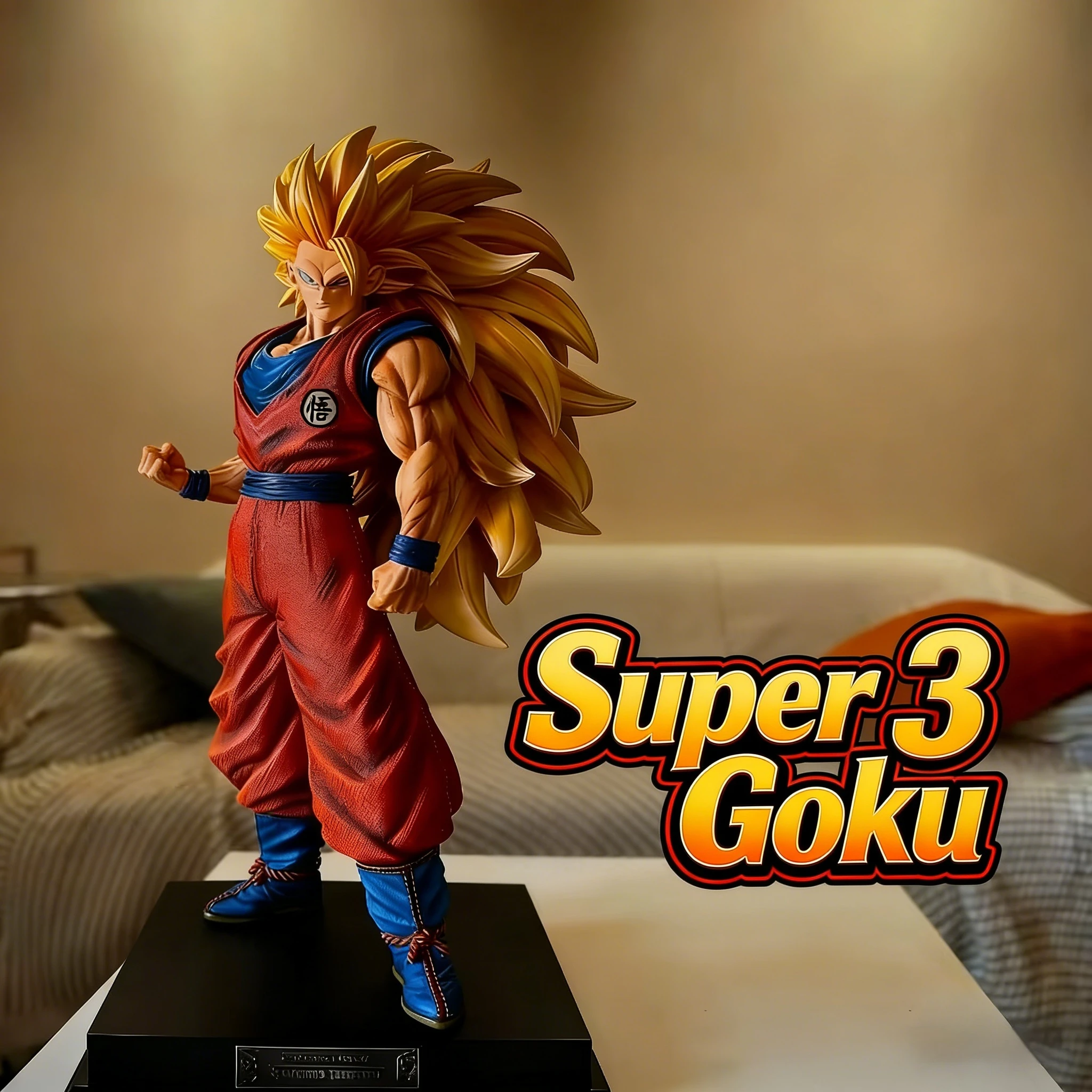 

New JT SSJ3 Goku Action Figure Large Size PVC Exquisite Anime Static Statue GK Collectible Model Toy Desktop Decoration Toy Gift