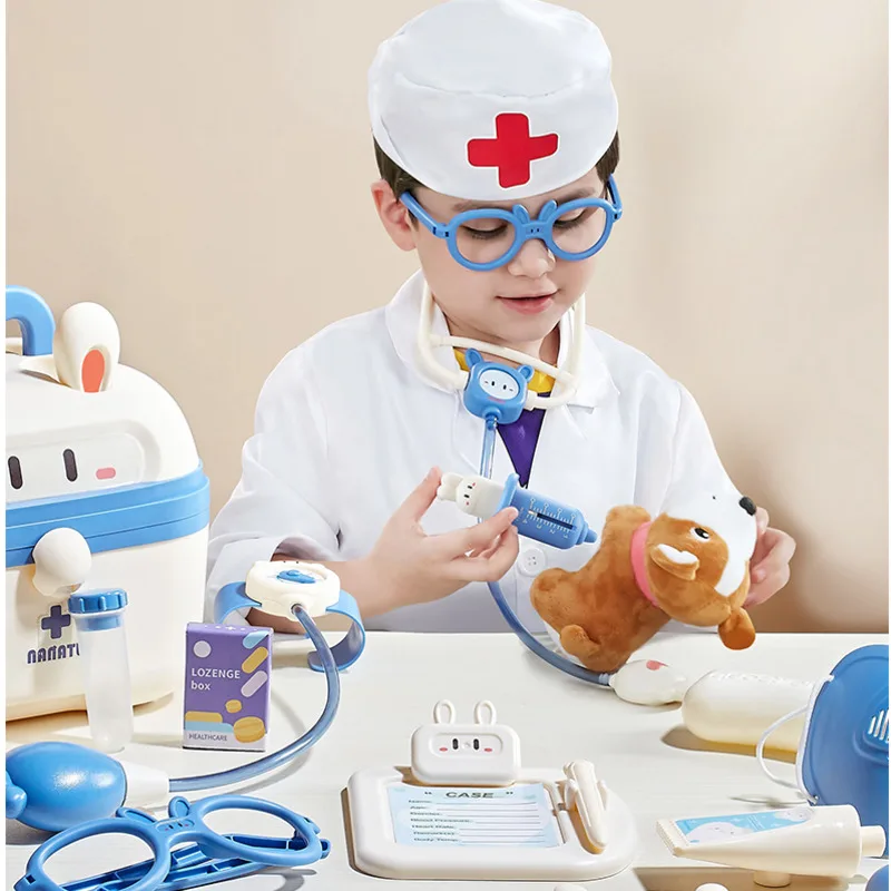 Faire semblant de jouer au docteur pour enfants, jouets de simulation, accessoires de jeu interactifs, cadeaux d'anniversaire en plastique, nouveau