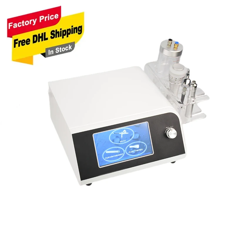

Professional 3-in-1 Skin Rejuvenation Machine Water Oxygen Facial Spray, Diamond Tip Dermabrasion, Vacuum Extraction and Cooling