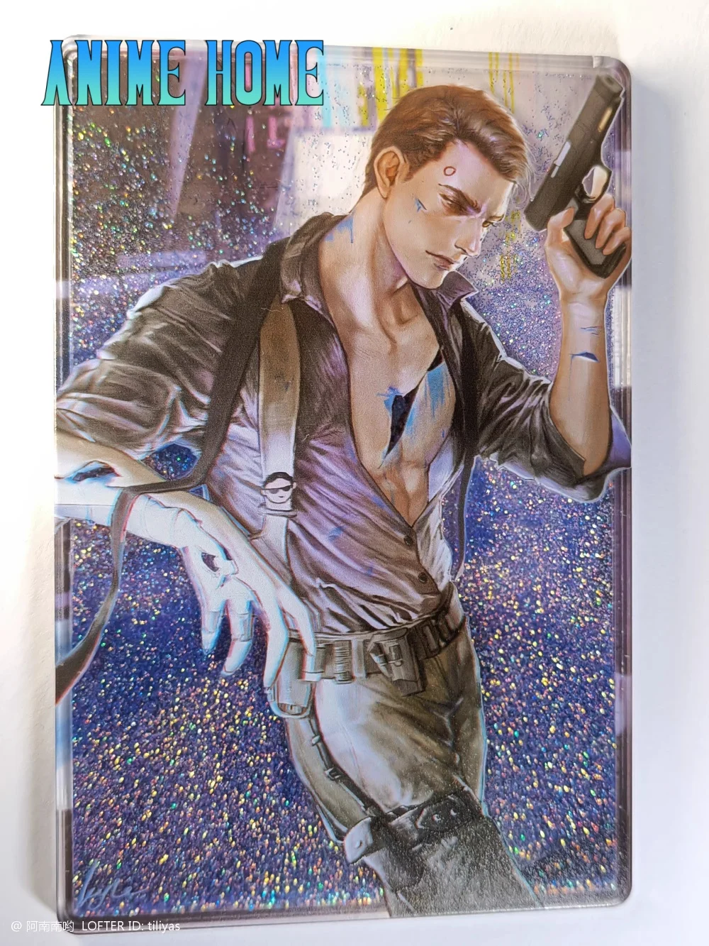 

Game Become Human Connor Quicksand Postcard Cosplay Original Gift Limited