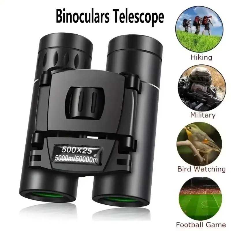 2026NEW 500X25 Hd Zoom 5000M/50000M Binoculars Telescope Folding Long-Distance Vision Micro Telescope For Camping Outdoor Sports