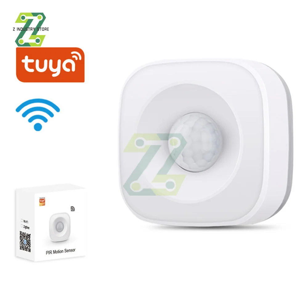 

Tuya ZigBee/WiFi PIR Motion Sensor Wireless Infrared Detector Security Burglar Alarm Sensor Smart life APP Control Compatible