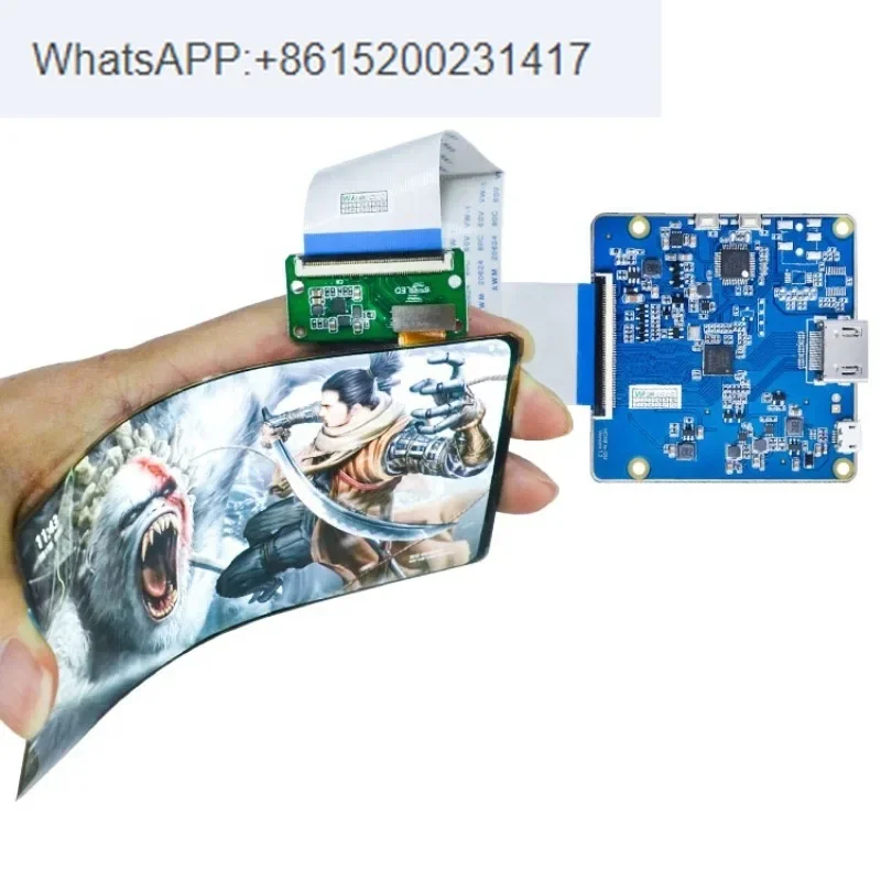 6 inch 1080x2160 2k bendable rollable flexible led lcd oled display panel mipi dsi interface controller driver board