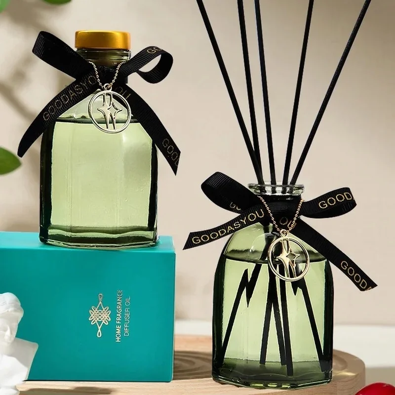 150ml Luxury Eco-friendly Home Fragrance Reed Diffuser Essential Oil Perfume Reshener Aromatherapy with Pattern