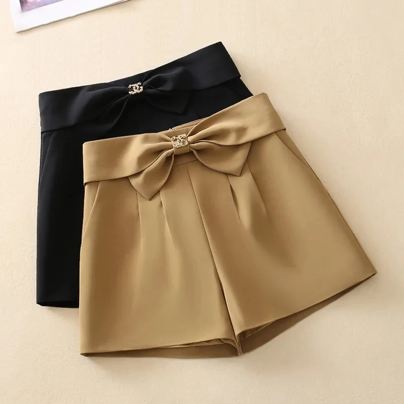 

Женские брюки-кюлоты с высокой талией и широкими штанинами, универсальные, стройнящие, весна-осень, новая модная коллекция, повседневные брюки