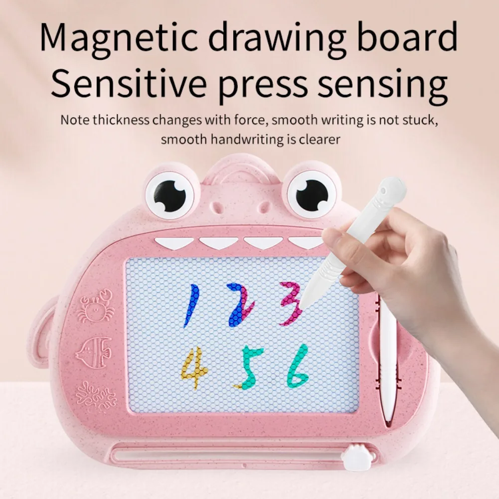 

Детская магнитная доска для рисования и письма, многоразовая, стираемая, игрушка, магнитная доска для рисования в виде акулы, цветная доска для рисования