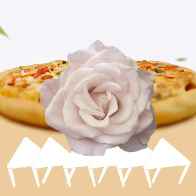 Popular 100Pcs Pizza Saver Stands Fixing Rack Pizza Holder Pizza Packing Tripod Plastic Tripod Stack