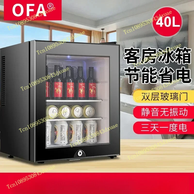40l Electronic Semiconductor Hotel Guest Room Refrigerator Home B & B Drinks Fruit and Vegetable Preservation Small Freezer