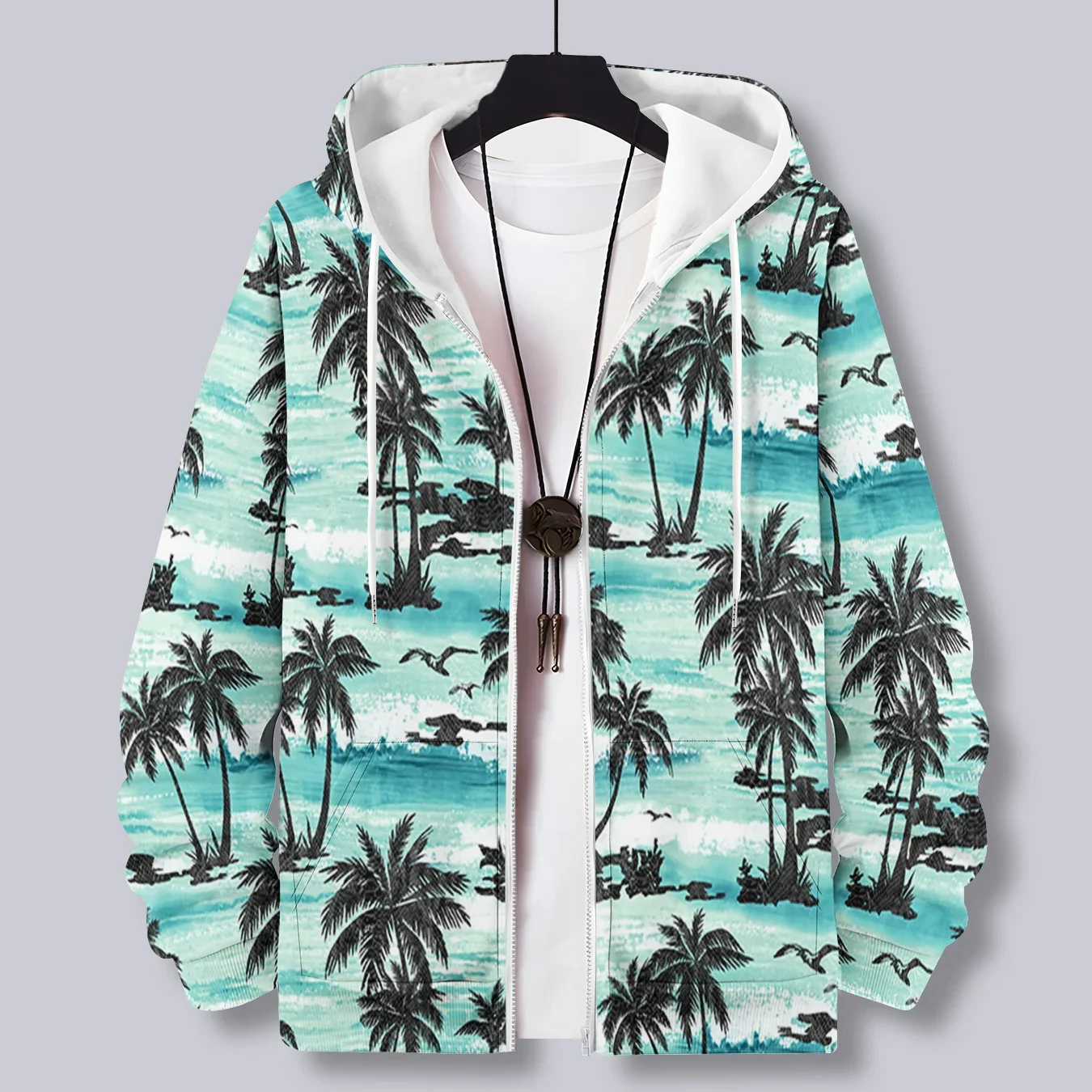 Homens com zíper hoodie planta erva daninha padrão impresso hoodie casual masculino jaqueta com capuz feminino streetwear moda casaco com zíper