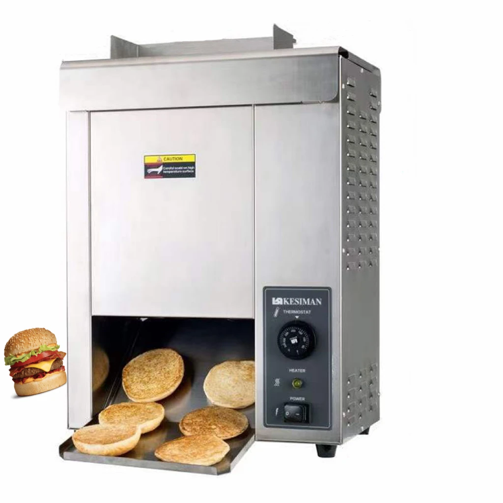 Electric Commercial Burger Machine Vertical  Of Hamburger Bread Making Machines Burger Bun Toaster For Restaurant