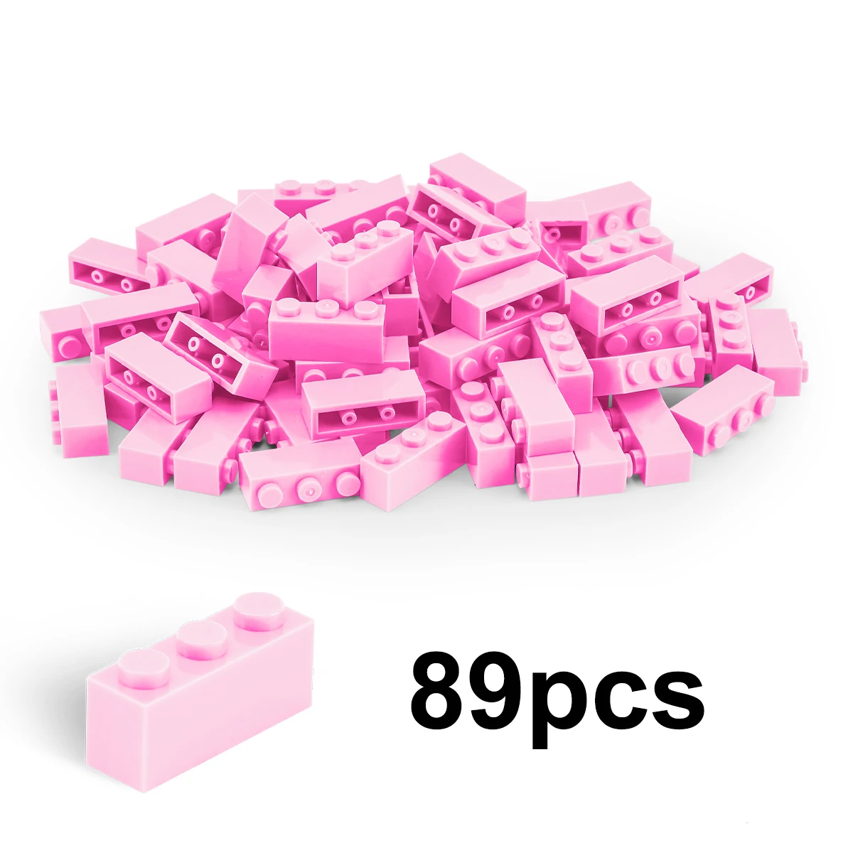 Blocs de construction en brique haute 100g1x3, figurines épaisses, points éducatifs, taille créative, compatibles avec les jouets en plastique pour enfants