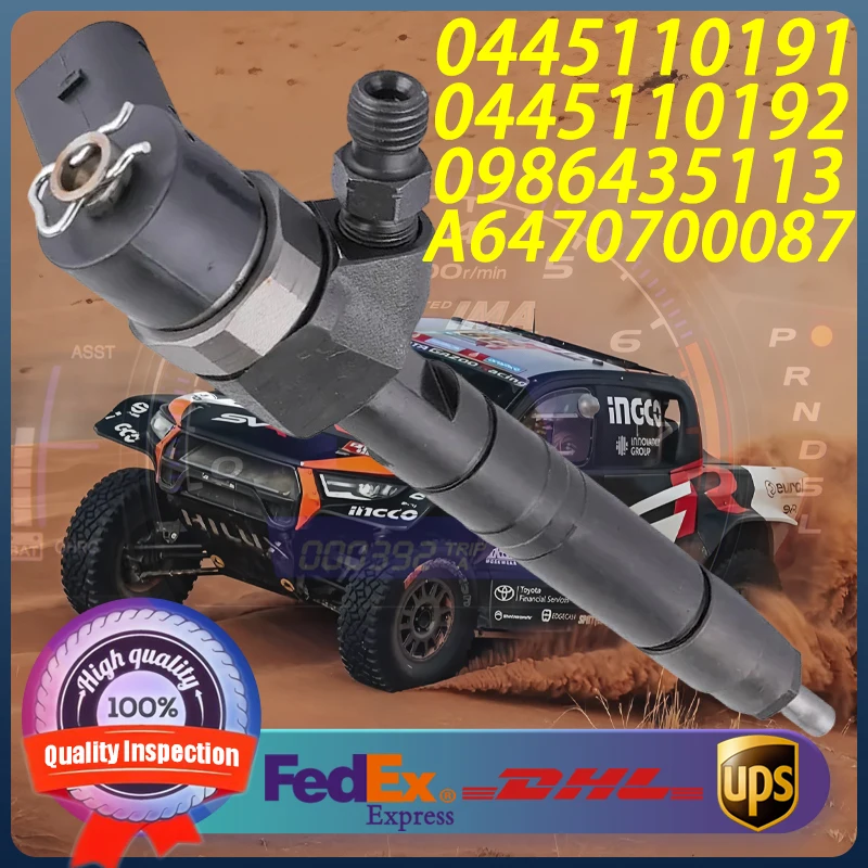 

0445110191 0445110192 0986435113 A6470700087 Common Rail Injector For Mercedes-Benz Viano Vito OM646 Engine