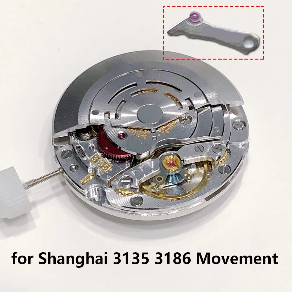 

1 PCS Watch Movement Date Jumper for Shanghai 3135 3186 Movement Calendar Positioning Rod Pin Watch Accessories