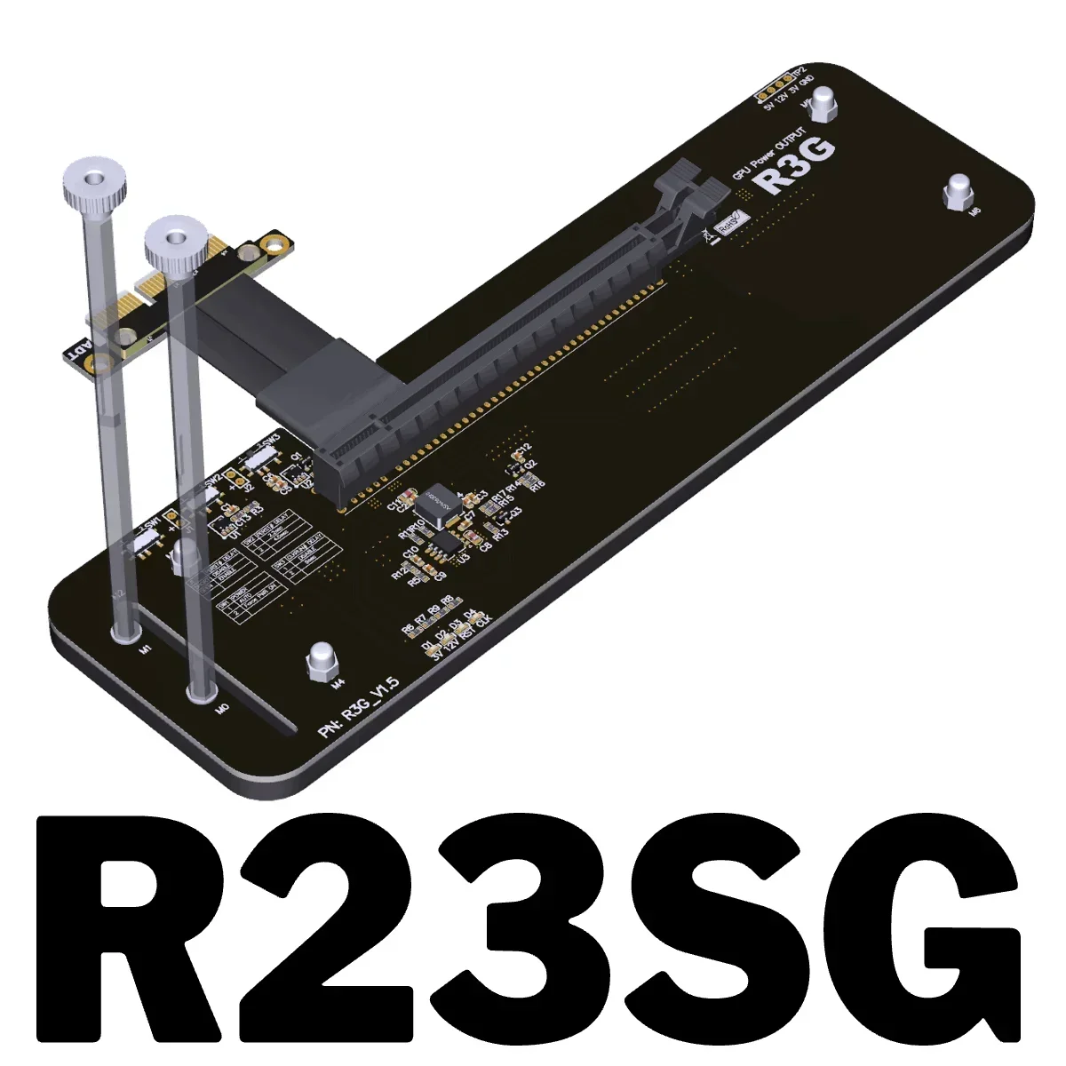 ADT R23SG eGPU PCIe x16 ke PCI-E x4 kabel ekstensi adaptor 16x PCI Express kabel Riser untuk Desktop grafis eksternal kartu 50CM