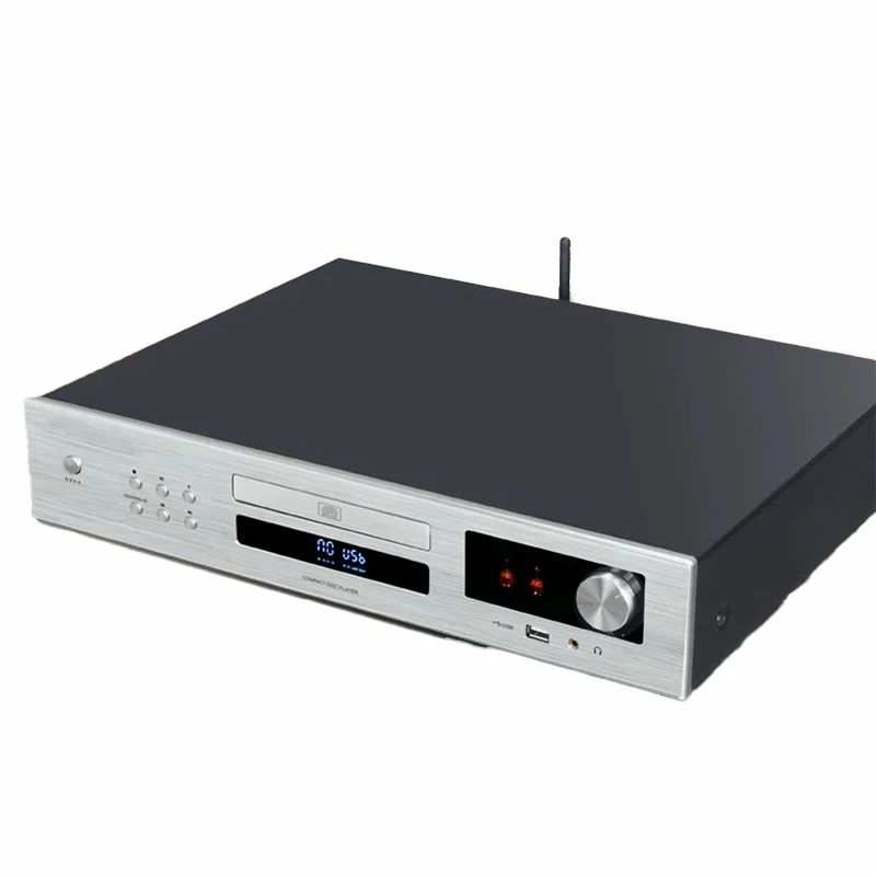 

Tube CD Player Bluetooth 5.2 Built-in Dual 6*1N Tube USB Lossless Playback Professional Grade HIFI CD Player OPA2604 Op-Amp Chip