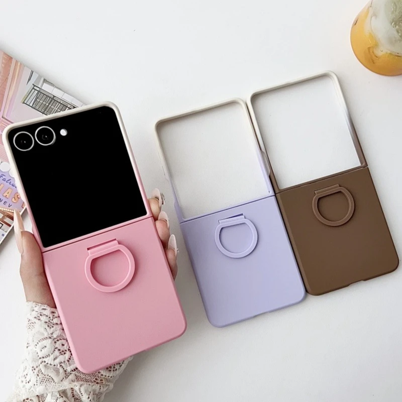 Gradient Color Silicone Skin Feeling Slim PC Phone Case For 