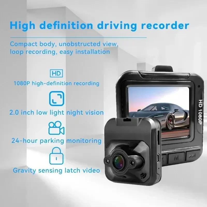 

Carro infravermelho noite visão dirigindo gravador, DVR carro, gravador de vídeo, caixa preta, monitoramento estacionamento, Q1