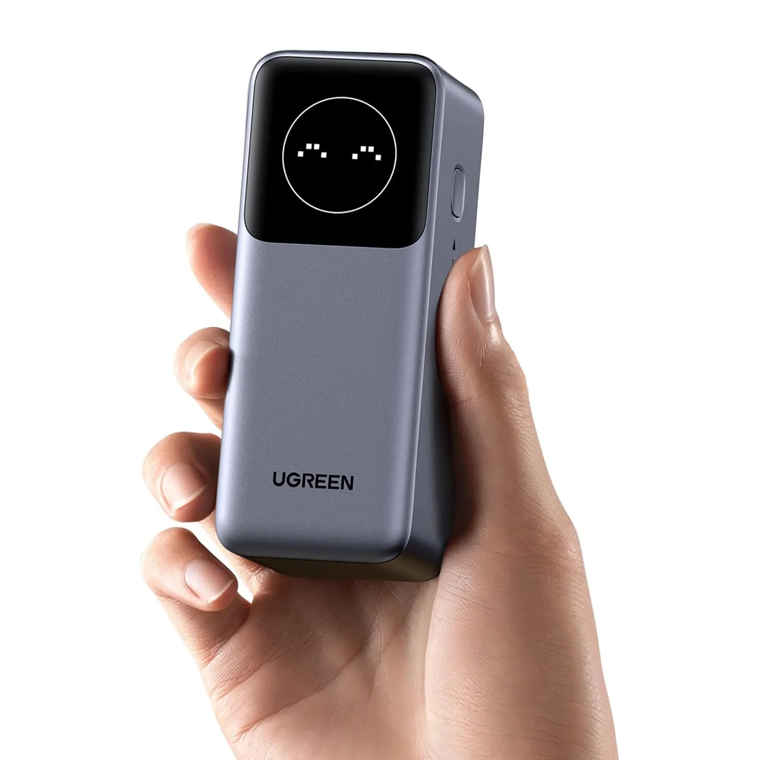 

UGREEN Nexode Power Bank 12000mAh 100W PD Fast Charging Portable Charger Battery Pack with 1USB-C 1USB-A and Smart Display