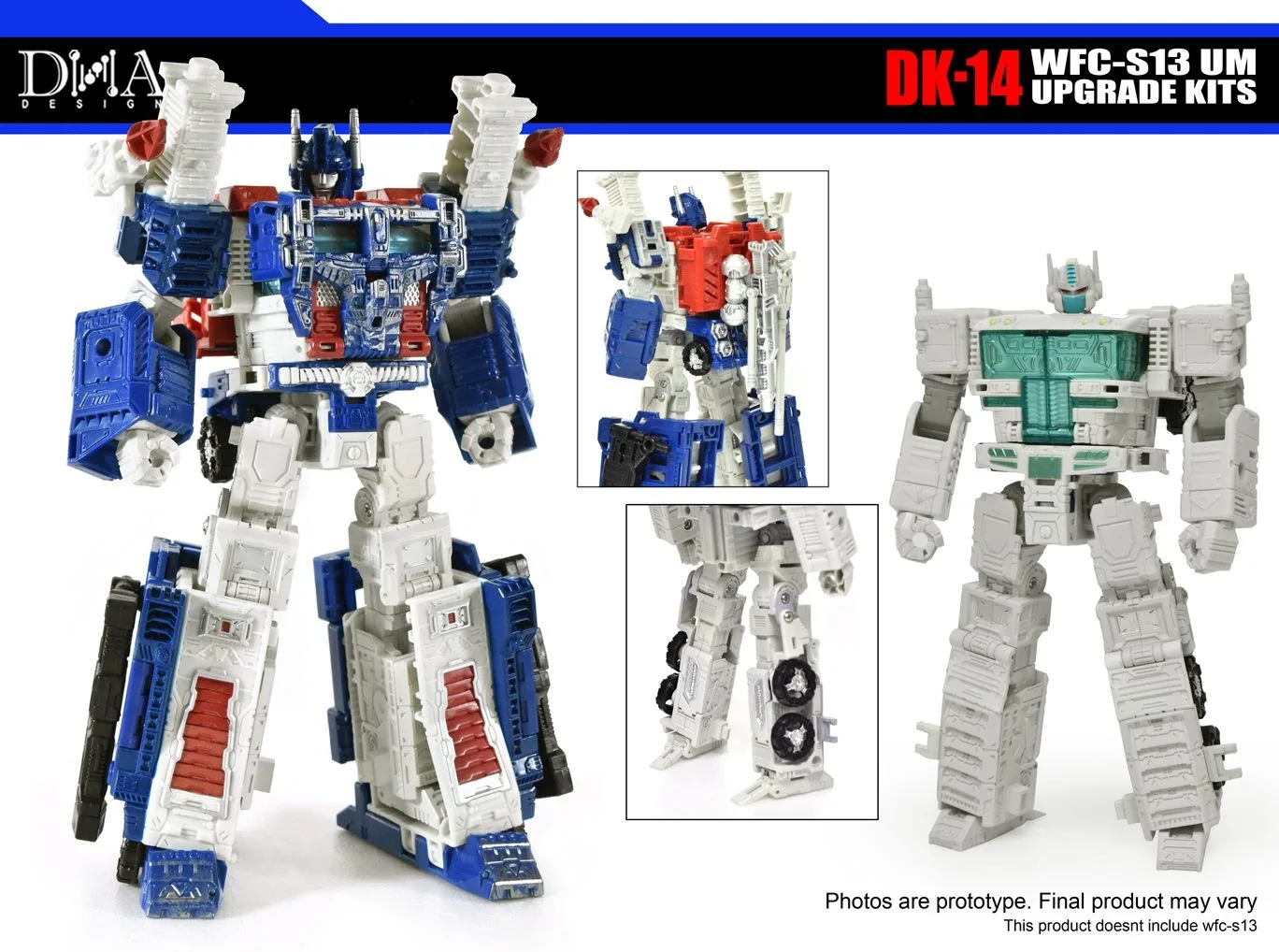 Nuovo DNA Design DK-14 DK14 DK-14S DK-14P Kit di aggiornamento per Siege Netflix Legacy WFC PF Ultra Magnus Action Figure accessori