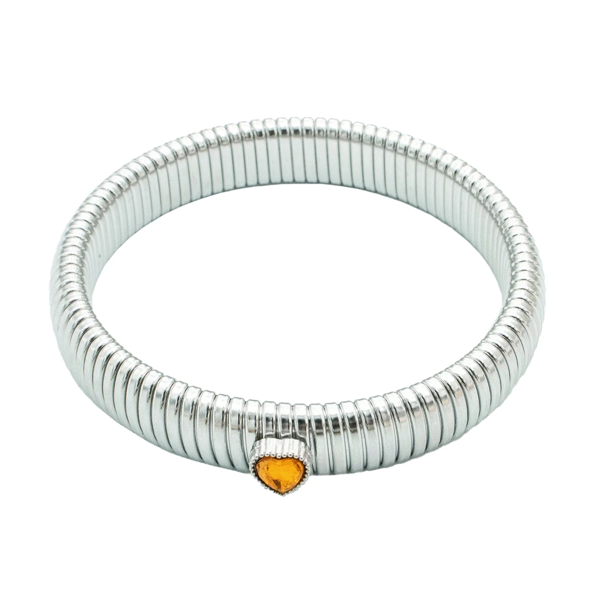 Waterdichte roestvrijstalen retro elasticiteit dikke metalen gepolijste armband 18K vergulde trend mode unisex sieraden mannen vrouwen