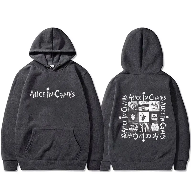 Rock Band Alice in Chains Album Graphic Hoodie Men Women Casual Oversized Pullover Hoodies Men's Fashion Hip Hop Punk Streetwear