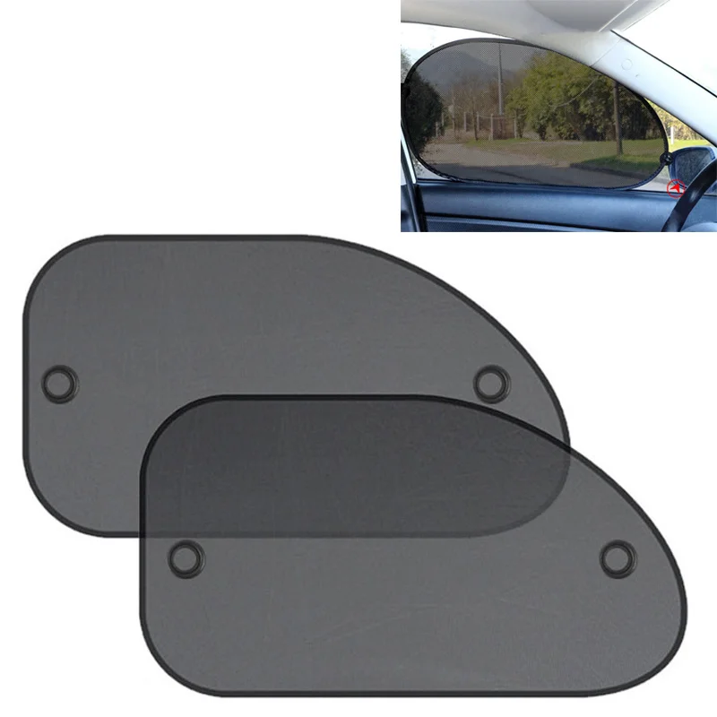 Portable Car Window Mesh Sunshade Cover UV Protection Foldable Auto Side Sunshades Curtain Auto Accessories