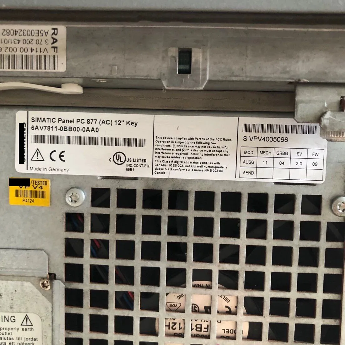 6AV7811-0BB00-0AA0 كمبيوتر صناعي مع الضمان