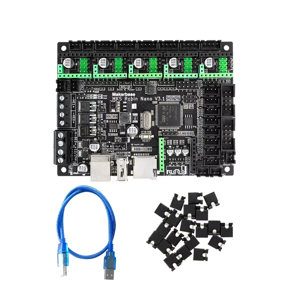 Makerbase MKS Robin Nano V3.1 Control Board 3D Printer Motherboard TS35 TFT Touch Screen/WIFI Module Suitable for A4988 TMC2209 image 3