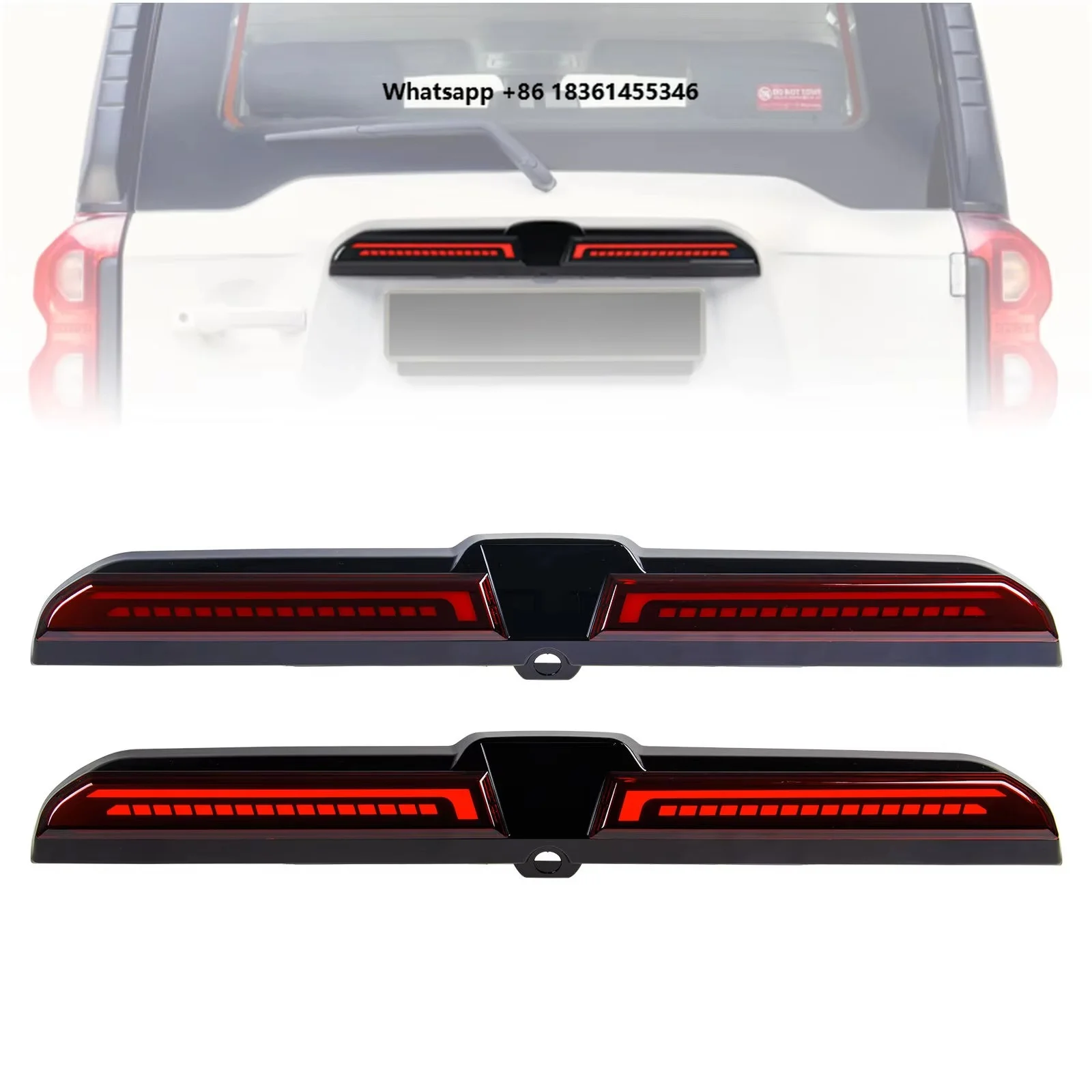 For Upgrade High-quality for Mahindra Scorpio Car Central Trunk Light, LED Taillight, Factory Direct Delivery