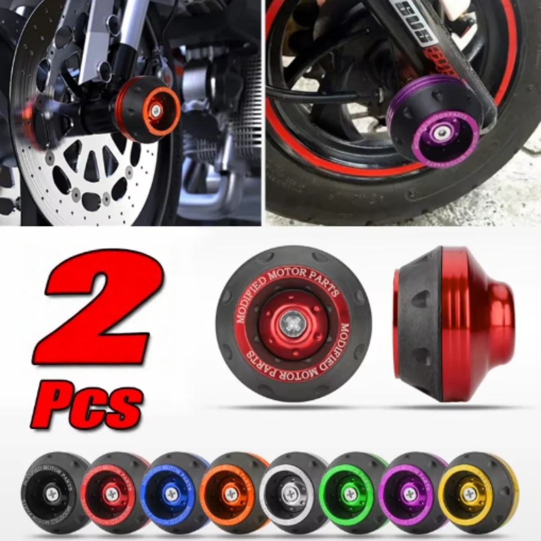 Motorcycle Fork Slider Anti Crash Cup,  for Honda Yamaha Kawasaki Suzuki, Offroad Front Fork Protection Mod Parts