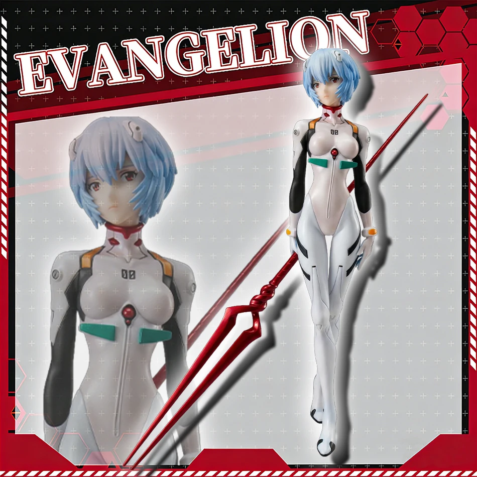 Neon Genesis EVANGELION Anime-Figur Eva Ayanami Rei PVC-Actionfigur Charakter-Ornamente Spielzeugmodell Sammlung Geburtstagsgeschenke
