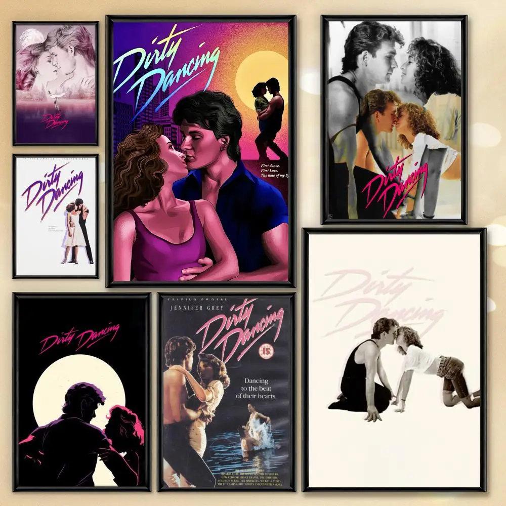 Film Dirty Dancing Poster HD Anime Hot Theme Sänger/OST/Film-Wasserdicht Selbstklebende Heimdekoration