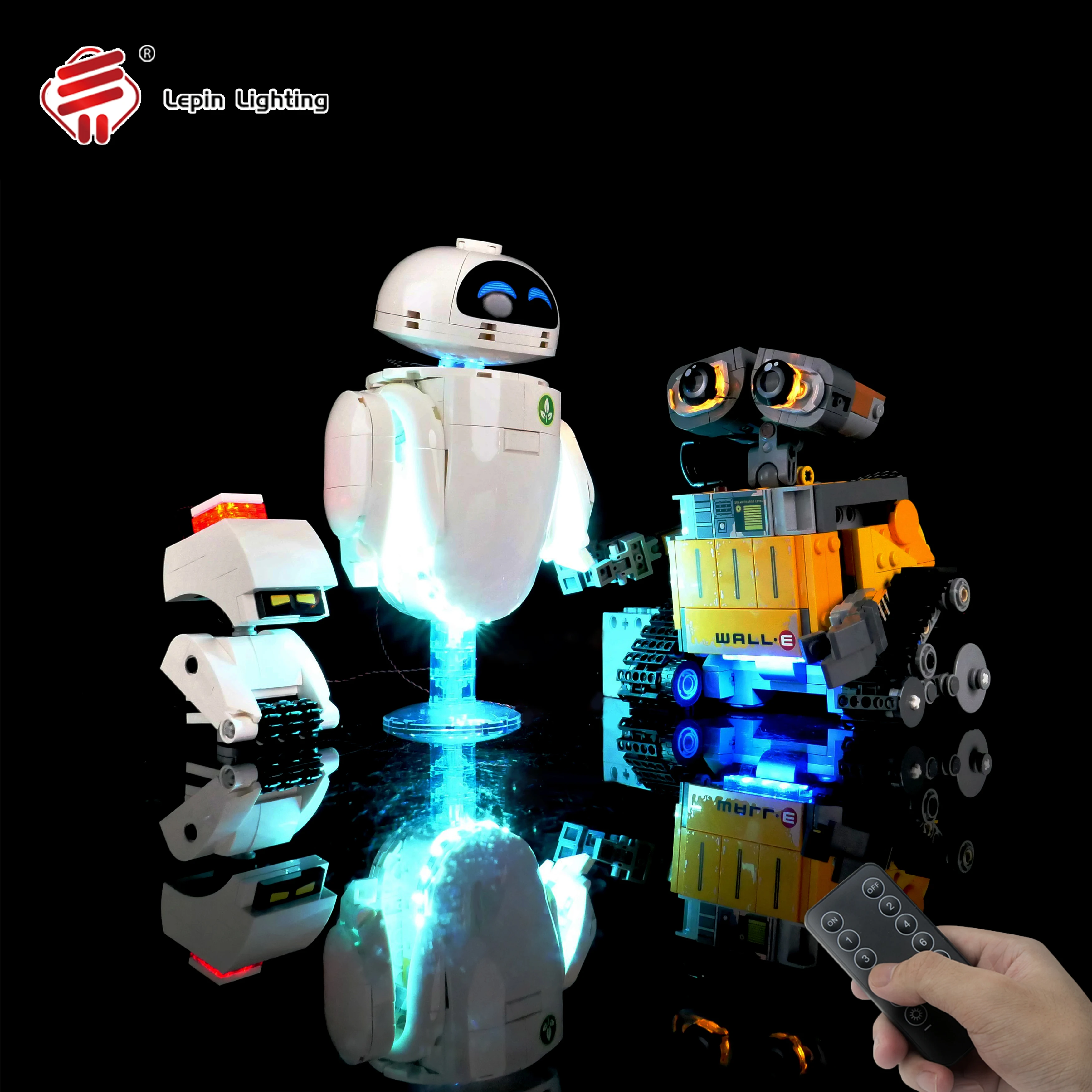 مجموعة إضاءة LED متوافقة مع مكعبات بناء نموذج روبوت 43279 ملحقات مصابيح التحكم عن بعد للعرض (الأضواء فقط) #1