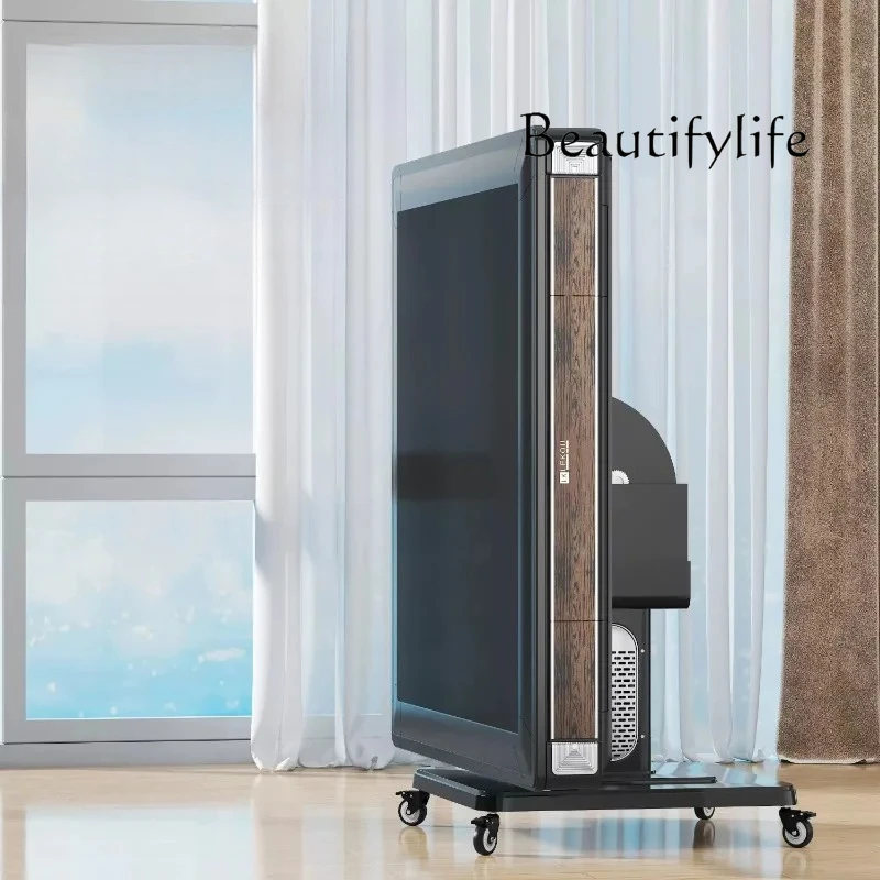 

LYN folding mahjong machine, automatic household roller coaster, heating, silent dining table dual-purpose four-port machine
