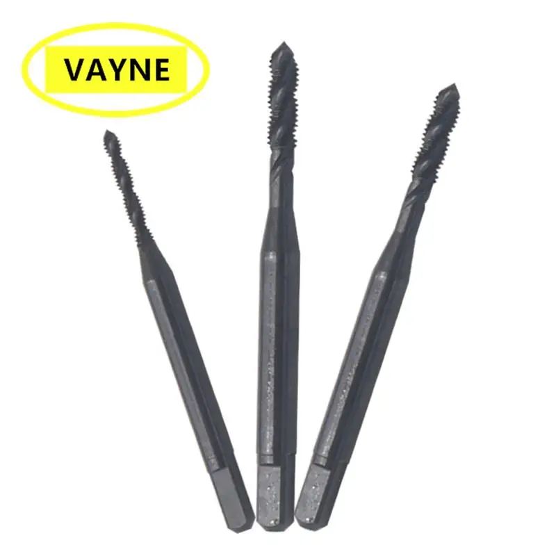 HSSE With Oxidized Spiral Fluted Tap UNC UNF1-64 2-56 4-40 6-32 8-32 10-24 12-24 1/4 5/16 3/8 7/16 1/2Machine Screw Thread Taps