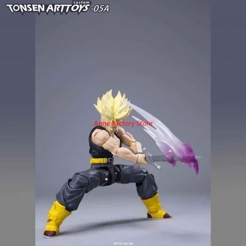Figurine Dragon Ball Shf Super Saiyan Trunks, jouet d'action, modèle de poupées à collectionner, ornement, cadeau de Festival, en Stock