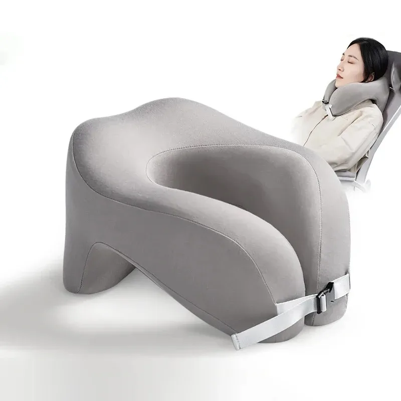 

Memory Foam U-Shaped Travel Neck Pillow – Portable Cervical Support,Orthopedic Sleeping Cushion, Hotel/Home Use, Anti-Slip Soft