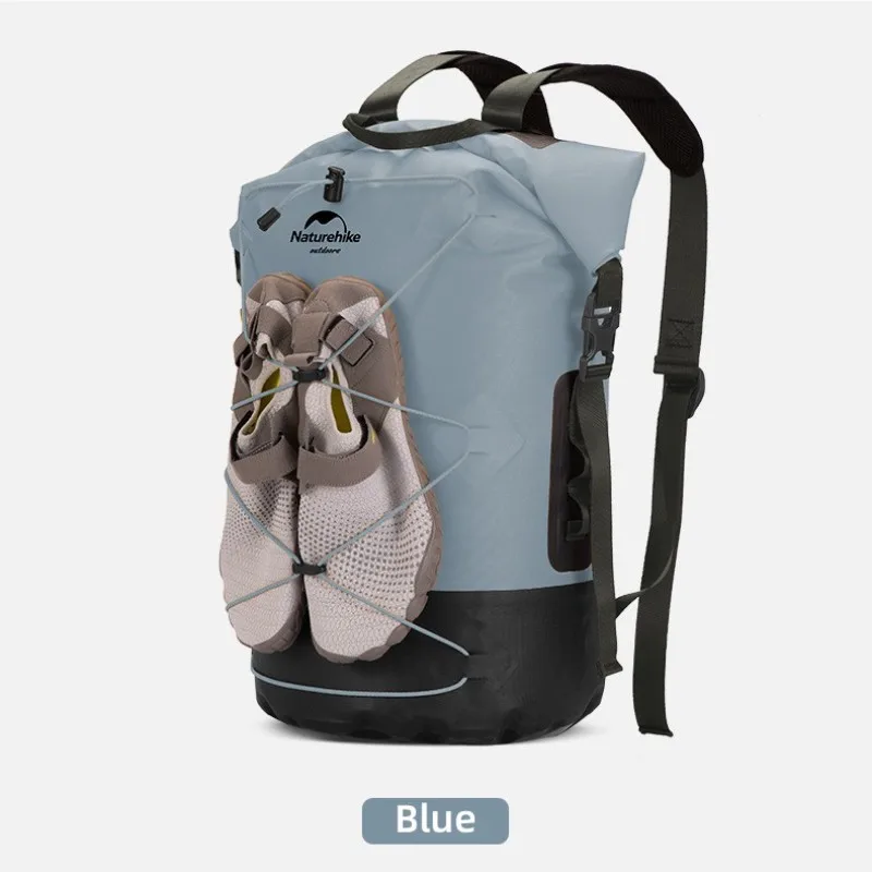 Naturehike 20L-40L TPU Dry Wet Separation borsa impermeabile Outdoor Swimming Sport zaino portatile da viaggio di grande capacità