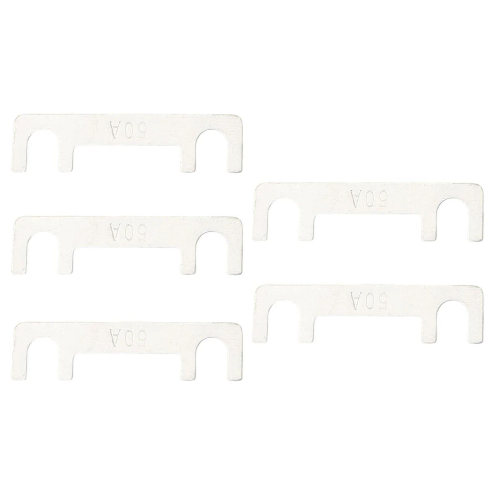 Automotive Electronics 5 Packs 30A 100A Flat Type 32V Fork Bolt Battery Fuse Safe Charging & Short circuit Protection