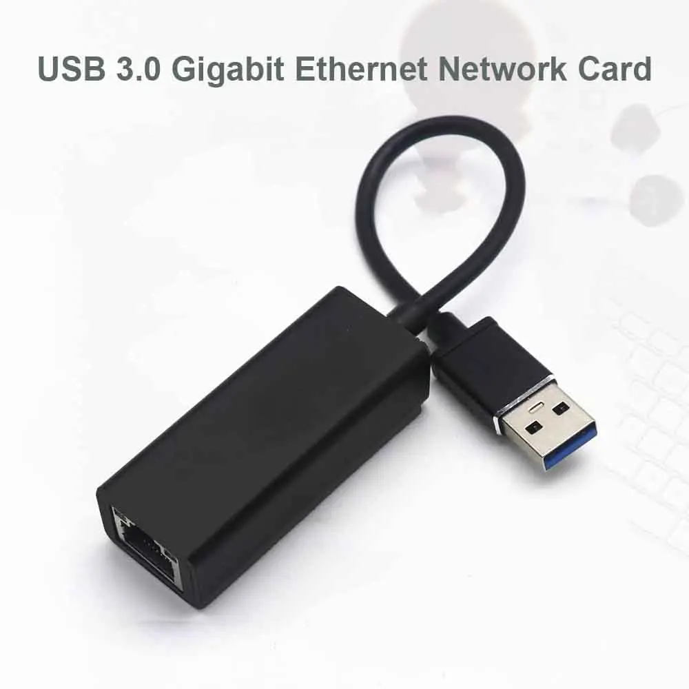 10/100/1000 Mbps Gigabit Ethernet Adapter USB Ethernet Adapter USB 3.0 การ์ดเครือข่าย RJ45 Lan สําหรับ Windows PC Ethernet USB