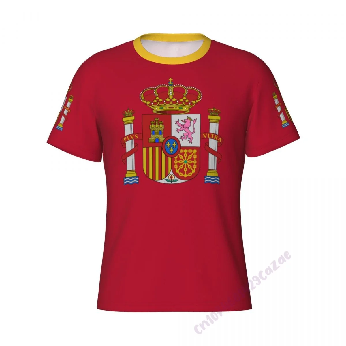 

Spain Flag 3D T-shirt Men Running Sport Skinny Short Tee Shirt Male Gym Fitness Bodybuilding Workout Tops Clothing