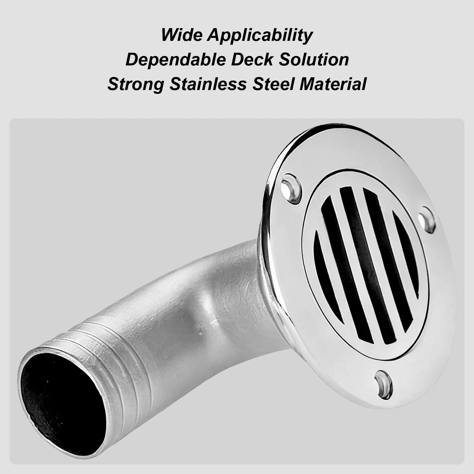 

Сливная крышка из нержавеющей стали, сверхмощная крышка, дренажная крышка для напольной палубы для морской яхты, корабля, уличная ванная комната, кухня, душевая раковина