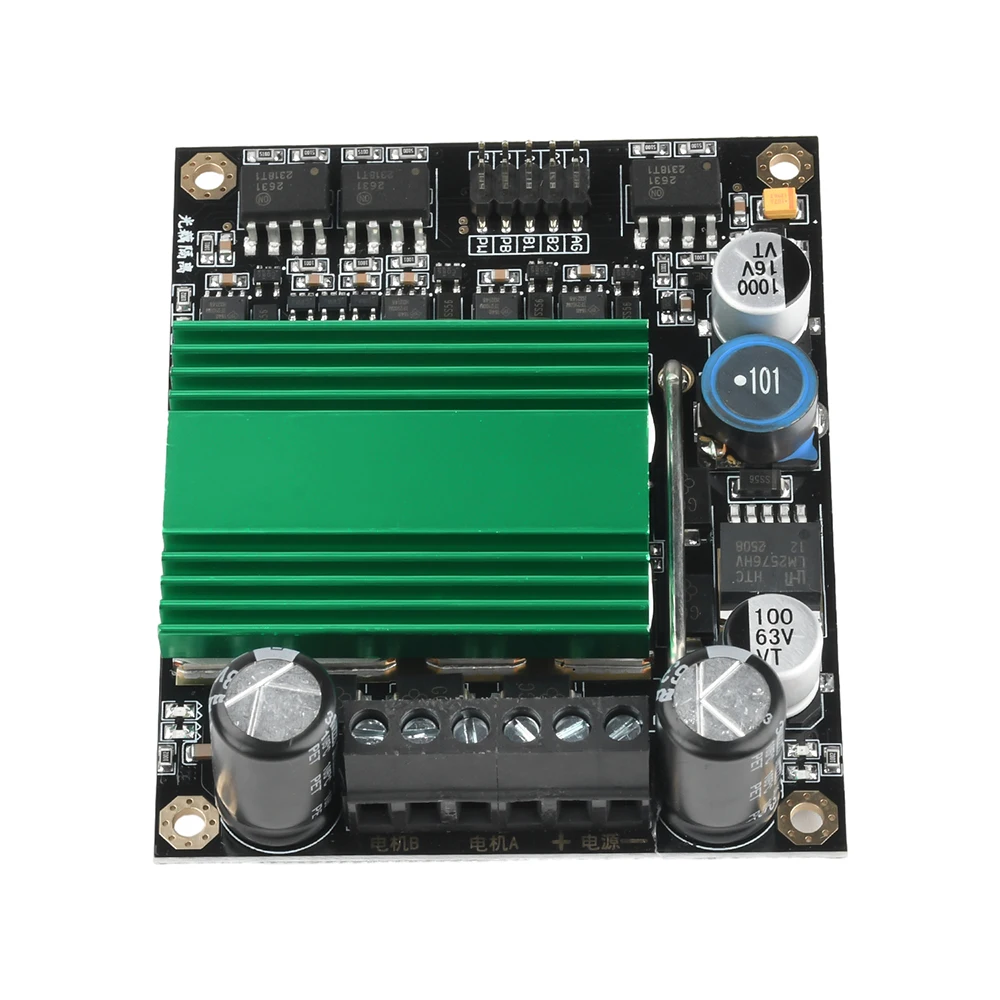 

DC9V-30V 12-48V 60A 100A H-мост двухканальный модуль привода двигателя постоянного тока плата высокочастотная оптопара изоляция привод двигателя