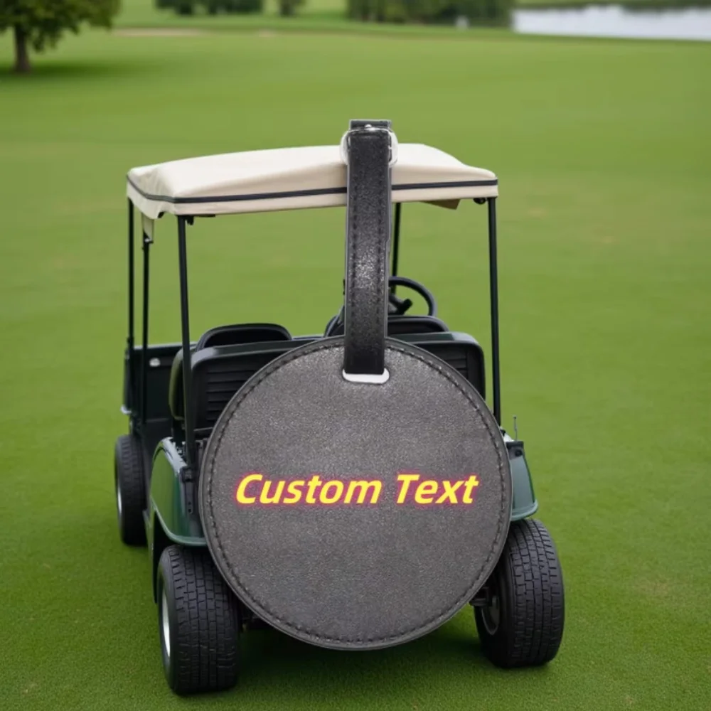 

Customized Personalized Text Pattern High Quality Golf Tee Bag Tee Leather Case Commemorative Gift For Golf Enthusiasts Friends