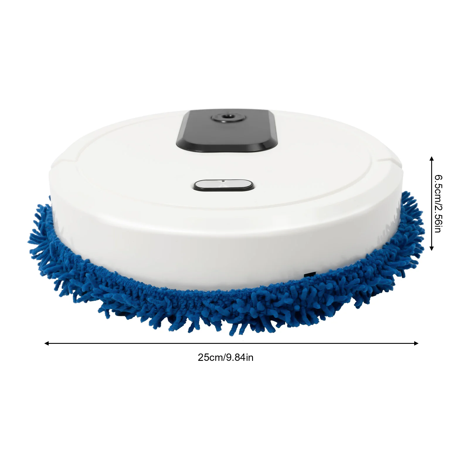 Robot Vacuum and Mop Vacuum Cleaner Wet Dry Automatic Mopping Spraying USB Rechargeable ABS 60min Low Noise Floor Cleaner Home Cleaning Machine view 4